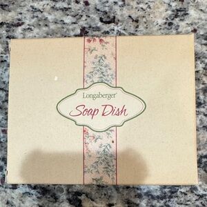 Longaberger Floral Soap Dish